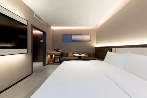 沃德酒店济南趵突泉大明湖景区店 World Hotel Jinan Baotu Spring Daming Lake Scenic Area Branch - Værelse