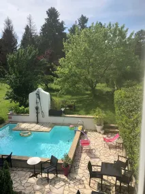 Les Colonnes De Chanteloup - Vue de la chambre