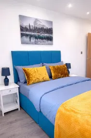 Modern Leicester 1-Bed Fast Wi-Fi - Rum