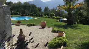 Mas de Provence en Riviera - Vue de la chambre