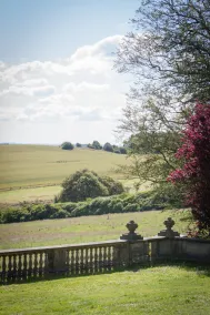 Wortley Hall Sheffield - Ausblick vom Zimmer