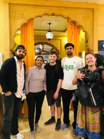 Jaisalmer Hostel Crowd - Reception