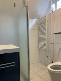 Merveilleuse maison conviviale et familiale avec sauna, barbecue et jardin | Vue sur l'eau | Avec animaux acceptés - Salle de bain