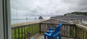 Sea Sprite at Haystack Rock - Utsikt fra rommet