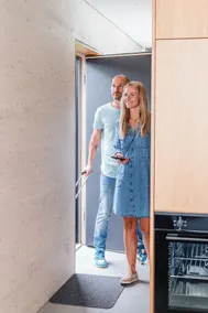 Apartamento vacacional con 1 dormitorio para 3 personas - Entrada interior