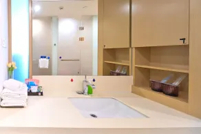 Qingdao Tinglan Hotel Apartment (Wusi Square Mixc City Branch) - Bathroom