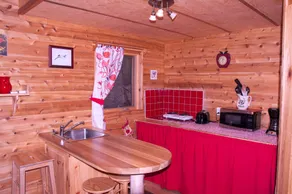 Les Chalets du Trappeur avec Spa et Sauna - Cuisine privée