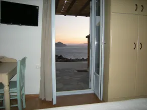 Kaminaki Amorgos - Vue de la chambre