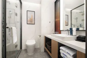 Hampton by Hilton Guangzhou Changlong Wanbo Center - Free Shuttle Bus During the Canton Fair - Baño