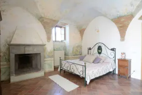 Croce di Bibbiano Apartaments with Pool in front of San Gimignano - Værelse