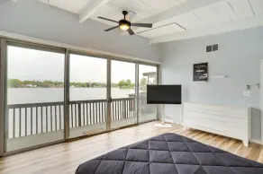 Riverfront Elkhart Rental: Deck & Ping Pong Table! - Room