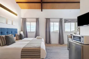Appartement de vacances 'Casa Lomo El Aire Laurel' avec vue sur la mer, piscine partagée et Wi-Fi - Chambre