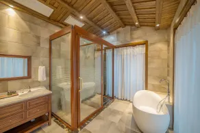 Zhangjiajie Waterfront Huajian Inn& Tianmen National Forest Park & Free pick up service - Bathroom