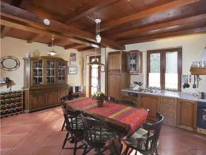 Villa con piscina riscaldata, terrazza e griglia - Cucina privata