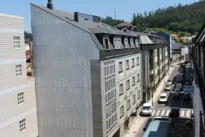 Pensión As Burgas - Ausblick vom Zimmer