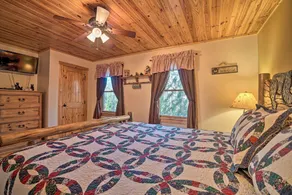 Outdoor Adventure - Charming Cabin w/ Hot Tub - Interior