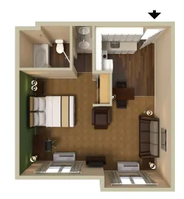 Extended Stay America Suites - Houston - Med Ctr - NRG Park - Braeswood Blvd - Room