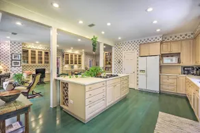 Lush Elkin Home w/ Porch Views & Pool Table - Interior