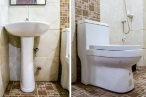 RedDoorz at La Briana Guest House Santa Fe, Bantayan Cebu - Salle de bain