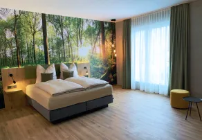 Double room, shower and bath, toilet, wheelchair accessible - Camera