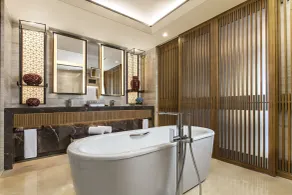 Ascott Riverside Garden Beijing - Ausblick vom Zimmer