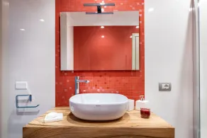 Zaffiro Lavico rooms Etna nature sea - Badezimmer