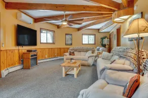 Dock & Beach Access: Scenic Lake Ossipee Cabin! - Interior