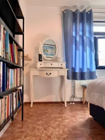Linda casa de estilo sueco em um gracht holandês típico. Perto do Parque Nacional - Quarto