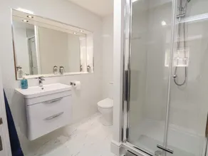 Casa rural con jacuzzi y jardín | Vistas a la playa - Baño