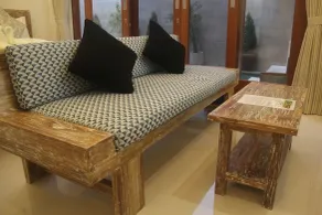 Green Studio Apartment Seminyak - Coin salon dans le hall