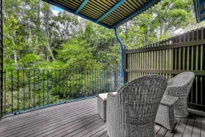 Kingfisher Bay Resort - Ausblick vom Zimmer