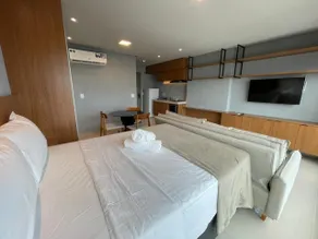 Flat no Icon Design Living Boa Viagem por Yolo - Rum