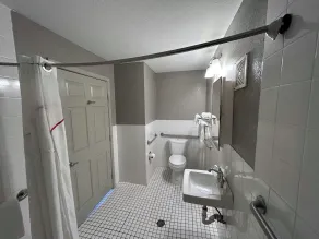 Red Roof Inn Arlington - Entertainment District - Badezimmer