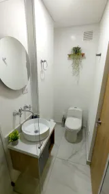 Cómodo Apartamento en Bogotá, Chapinero Central - Theatron - Badezimmer