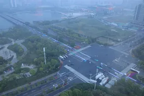 Shangri-La Yangzhou - Ausblick vom Zimmer