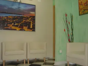 DownTown Guest House - Coin salon dans le hall