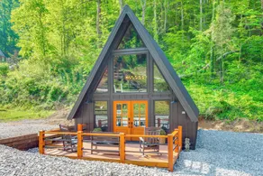Steps to Dale Hollow Lake! Cozy A-frame Cabin - Interiør