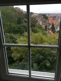 Chambres d'Hôtes Au coin du spa - Ausblick vom Zimmer