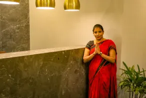 Four Leaf Hotel - Sapphire Blue, Varanasi - Réception