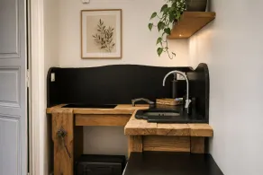 La Parenthèse Fléchoise, Chambre Agathe - Badezimmer