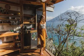 Baraka Atitlán - Ausblick vom Zimmer