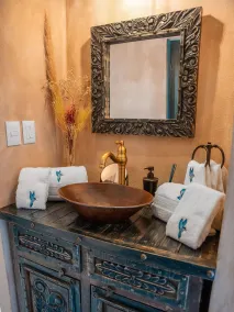 Suite Raffaello: Diseño y Comodidad en ValQuirico - Badeværelse