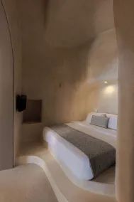 Caldera's Dream Cave House with hot tub & sea view - Værelse