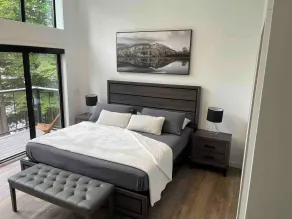 Merveilleuse maison de vacances entièrement équipée avec jardin, terrasse et barbecue | Vue lac - Chambre