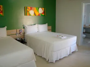 Hotel Rosa da Ilha Guaruja - 80m do mar, 02 piscinas - Rom