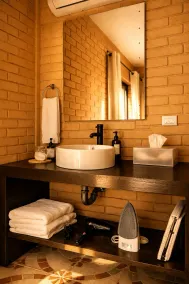 HOTEL FLAMORA-VALLE DE GUADALUPE - Badezimmer