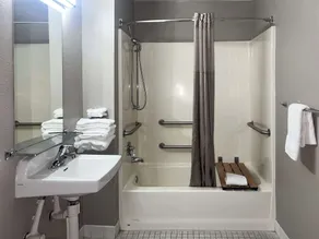 Motel 6-Tulare, CA - Salle de bain