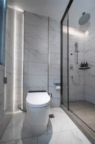 Jinglai Hotel Light Luxury - Daning International Shanghai Business School Branch - Badeværelse