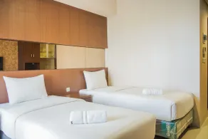 Compact and Cozy Studio Atria Residence Gading Serpong Apartment By Travelio - Room
