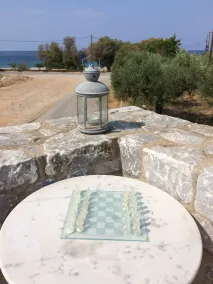 Leonidas Stone Houses Near Beach 50 Meters Away From Tavern With Local Food - Balkong